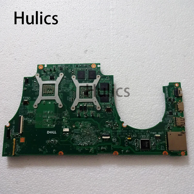 Hulics оригинальная материнская плата для ноутбука Dell Inspiron 7557 RNXCD CN-0XP9T9 материнская плата w i7-4720HQ cpu DA0AM9MB8B0