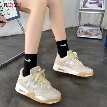 SYNXDN Women Sneakers Platform Breathable Sapatilha Feminina Tenis Comfortable White Casual Shoes Running Shoes Mujer 2021 New 1