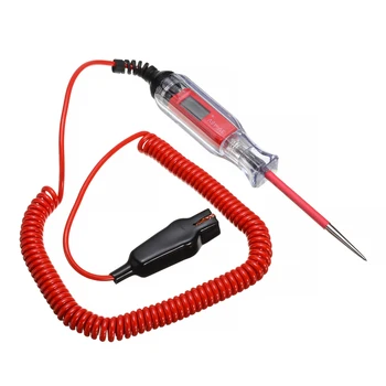 For Diagnostic Tool 1pc 3-48V Digital LCD Display Pen Detector Car Trailer Automotive Electric Circuit Tester Mayitr car circuit detector car circuit tester car electronic detector stethoscope earphone noise finder automotive noise sensor