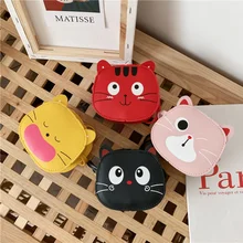 PU Leather Cute Boys Kids Mini Shoulder Bag Fashion Children Small Crossbody Bags Money Wallet Lovely Cats Baby Girls Coin Purse