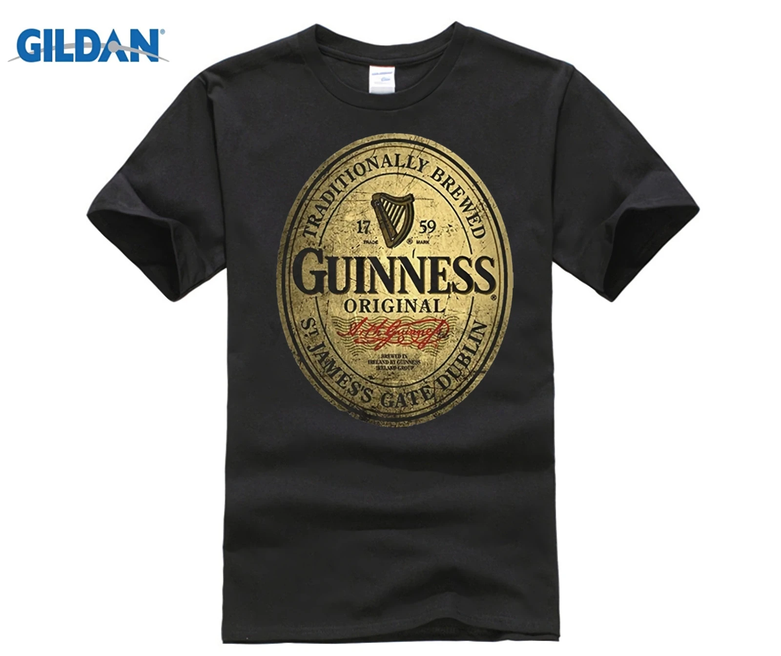 deals t shirts Guinness Label Vintage men's fashion T-shirt - AliExpress Mobile