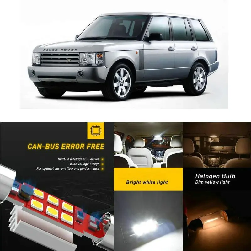 Светодиодный свет для салона автомобиля LAND ROVER range rover mk2 p38a mk3 L322 sport L320
