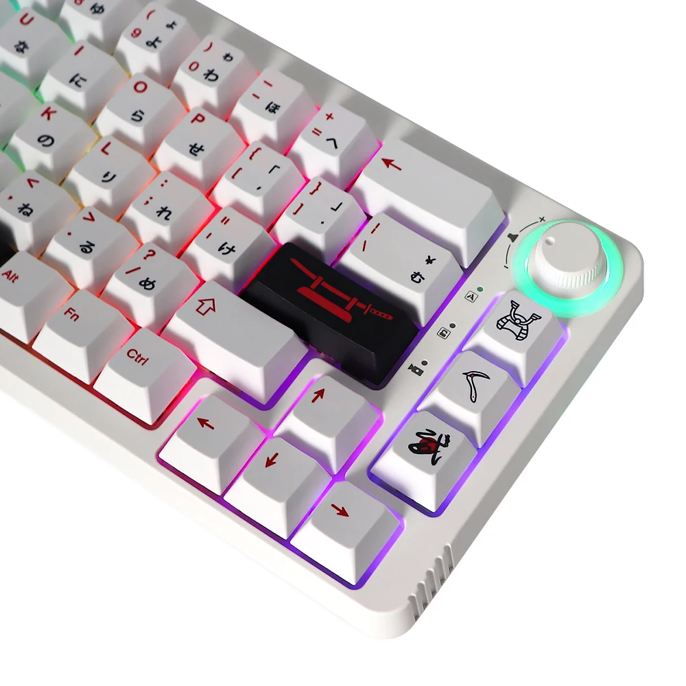 gmk bushido keycap cereja perfil corante subb keycaps compatível cereja teclado mecânico barra de espaço