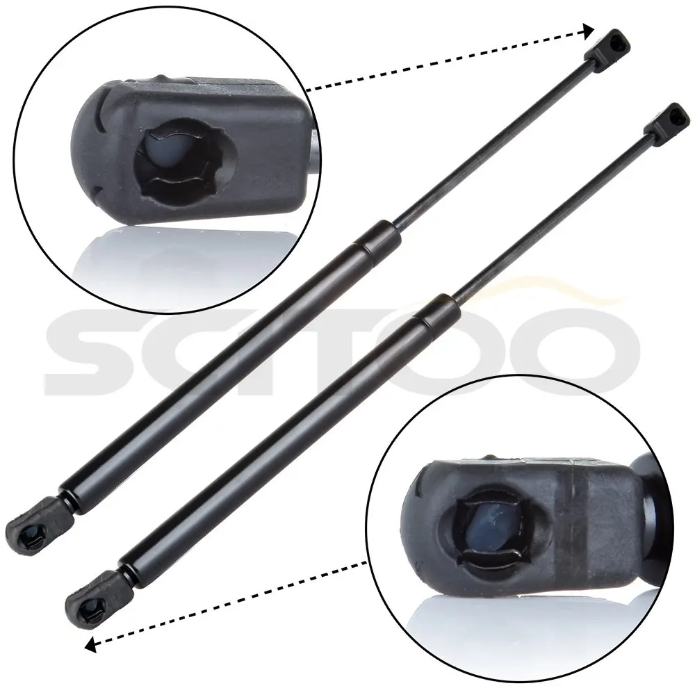 Scitoo Car Parts Replacement 2 Front Hood Charged Gas Lift Supports For