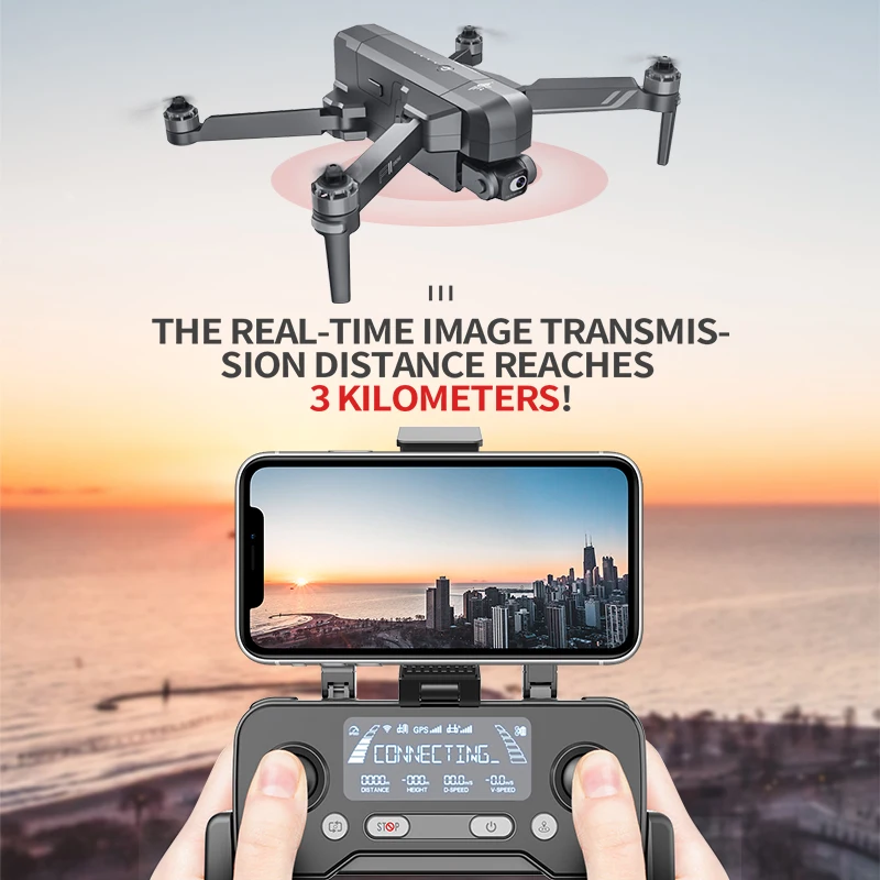 Drone Quadcopter SJRC F11 / F11S 4K Pro GPS Drone 4K Profesional RC Quadcopter With Camera Foldable 2 Axis Stabilized Gimbal 5G WiFi FPV Drones