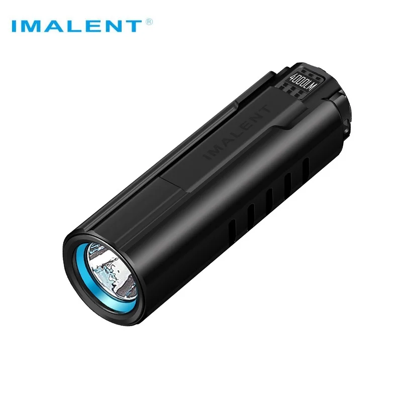 US $56.35 Imalent LD70 Rechargeable LED Flashlight Cree XHP70 2nd 4000 Lume High Power Search Light with 18350 Battery for Hiking Camping