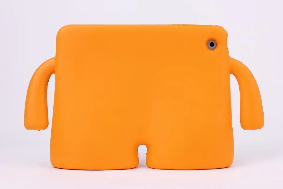 Case for Apple New IPad 10.2 Inch Tablet Silicon cover for Ipad 10.2 A2200 A2198 A2232 Kids Safe Armor Kickstand Cover - Цвет: Оранжевый