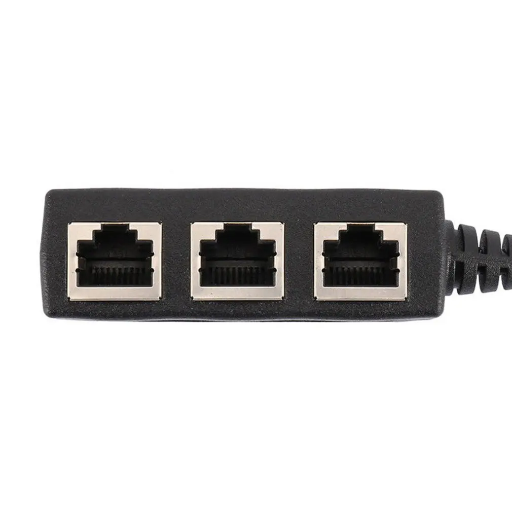 RJ45 Ethernet кабель адаптер сплиттер 1 штекер до 3 женский порт LAN Сетевой разъем Ethernet Женский адаптер цифровые аксессуары