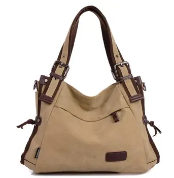 

YILUNXI Leisure canvas women's one-shoulder bag Pure color female handbag Fashion simple lady's tote bag Elegant shoulder bags