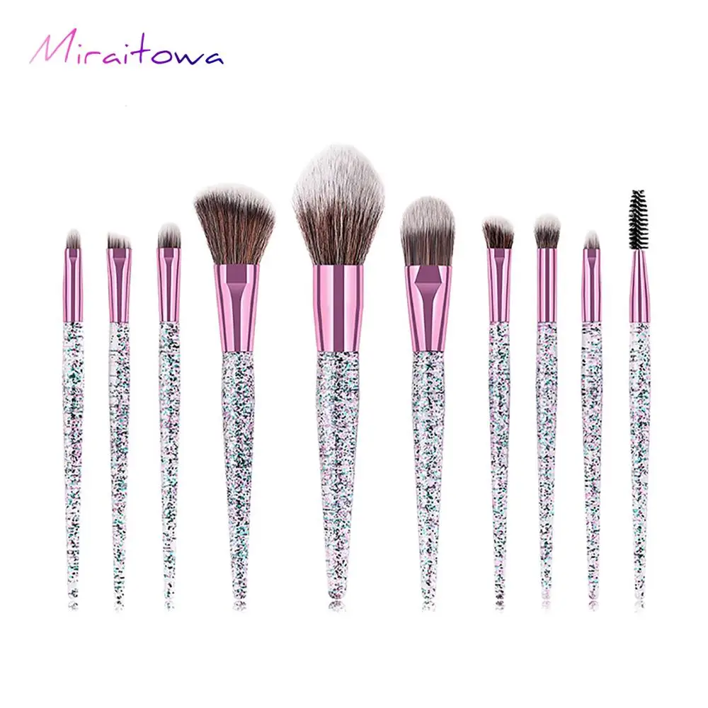 

Makeup Brushes Set Diamond Crystal brush set Foundation Blush Brush Powder Blending Eyeshadow Beauty Make up Brush Tool Kit