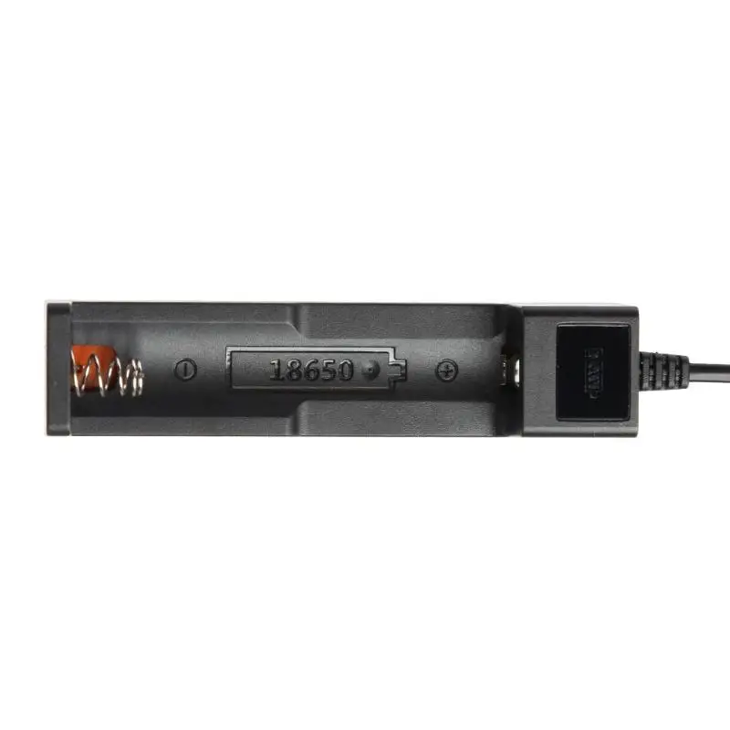 Одно-slot 18650 литий-ионное зарядное устройство для аккумулятора DC4.2V портативное перезаряжаемое USB литиевое зарядное устройство