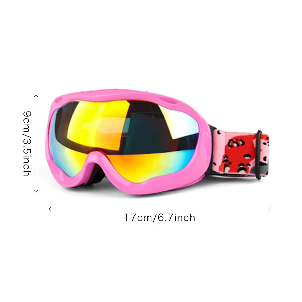 DMAR лыжные очки сферические Анти-туман защита двухслойные теплые большие линзы очки для женщин и детей мужские зимние сноубордические очки