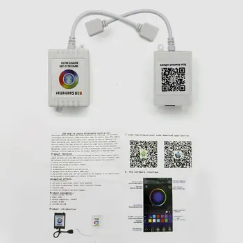 

LED Strip Lights Sync to Music,RaThun Bluetooth Smartphone APP Controlled 32.8ft RGB 300 LEDs 5050 Flexible Color Changing Light