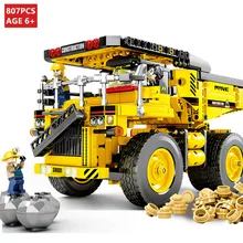Best Offers 807Pcs Mine Truck City Engineering Vehicle Building Blocks Sets Model LegoINGLs Technic DIY Bricks Educational Toys for Children Best Offers 807Pcs Mine Truck City Engineering Vehicle Building Blocks Sets Model LegoINGLs Technic DIY Bricks Educational Toys for Children