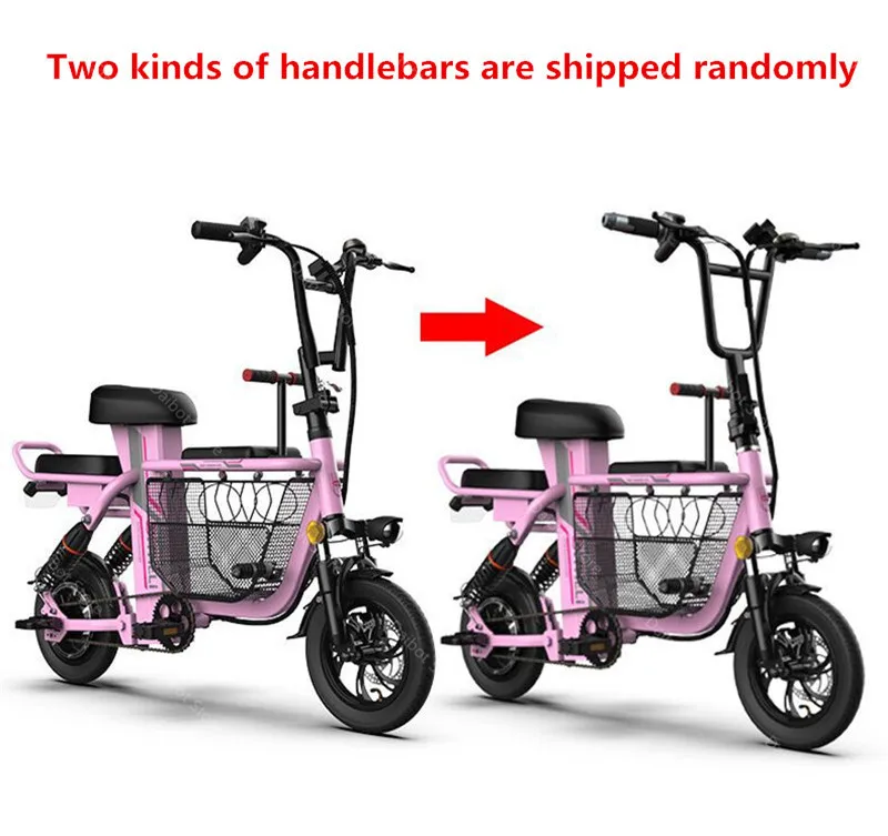 Kick Scooter Electric Electric Bicycles Mini 12 Inch 400W 48V Portable Folding Electric Bike Removable BatteryPet BasketGPS (9)