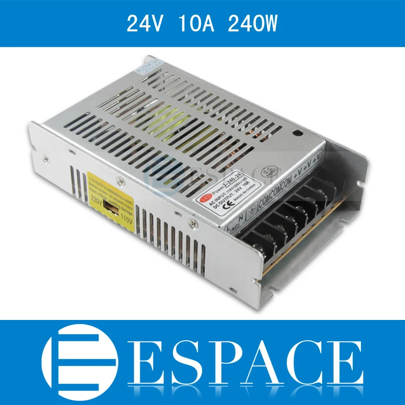 Лучшее качество 24V 10A 240W Драйвер импульсного источника питания для Светодиодные