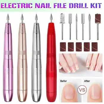 

20000RPM Adjustable USB Electric Nail Drill Machine Mini Nail Drill Kit Manicure Pedicure Remover Portable Nail Drill Pen Kit