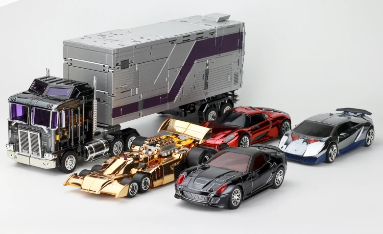 Modelo de Brinquedo Menasor Combinação Chapeamento Edição Reimprimir Imprudente Carro Mestre Bloqueio Roubo Greve Conjunto 3 Transformadortransformador Robô