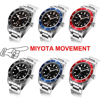 

Corgeut Design marque de luxe hommes montres lume automatique 2019 Sport militaire natation horloge étanche affaires mécanique