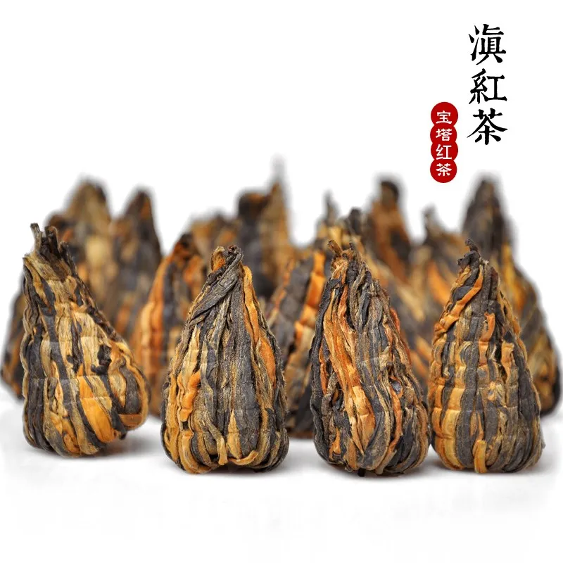 Юньнань баота Юньнань черный чай Фэнцин ручной работы золотой шелк маленькая пагода-образный золотой бутон Gongfu чай 100 г