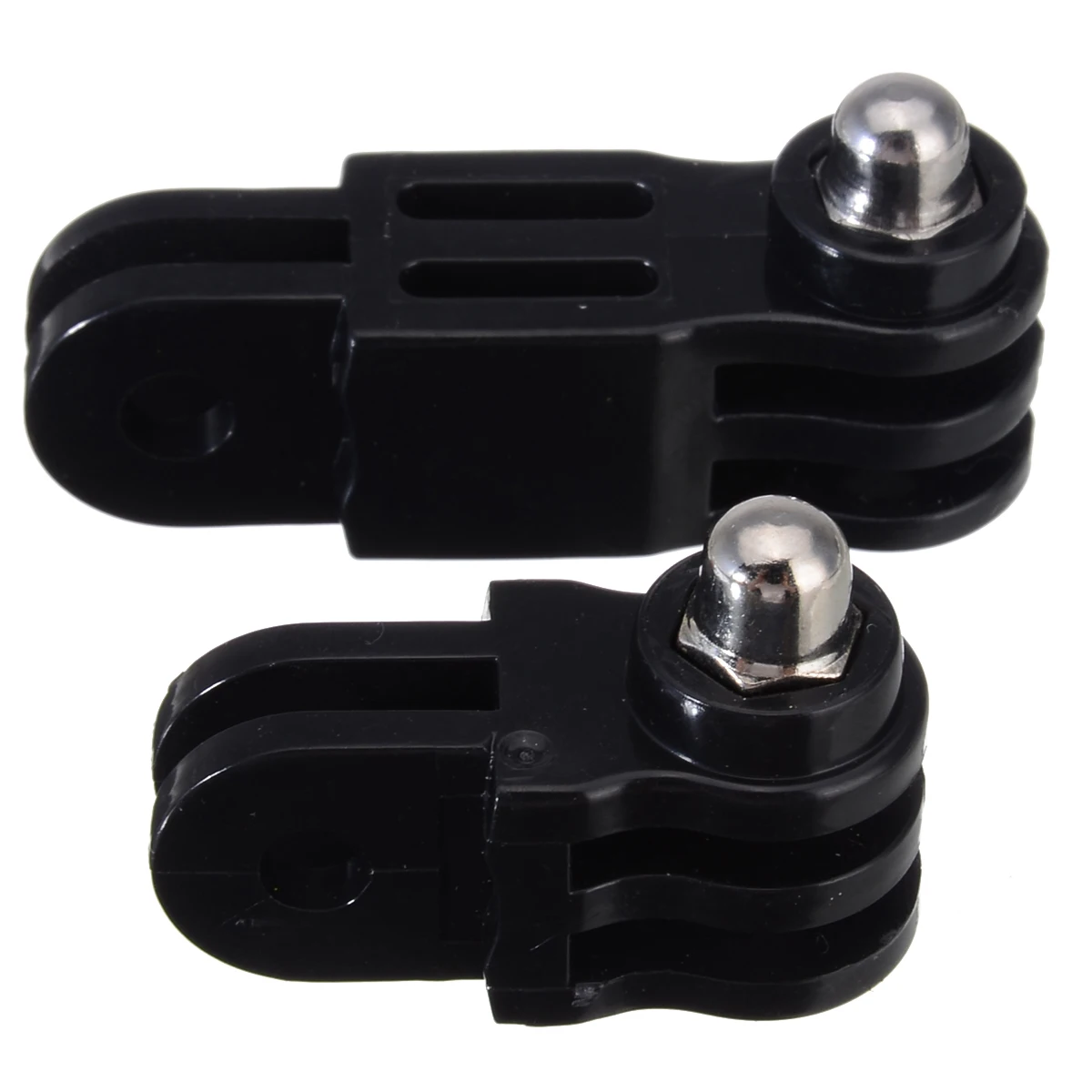 1 пара черных прямых соединений адаптер для спортивной камеры сплав длинное и