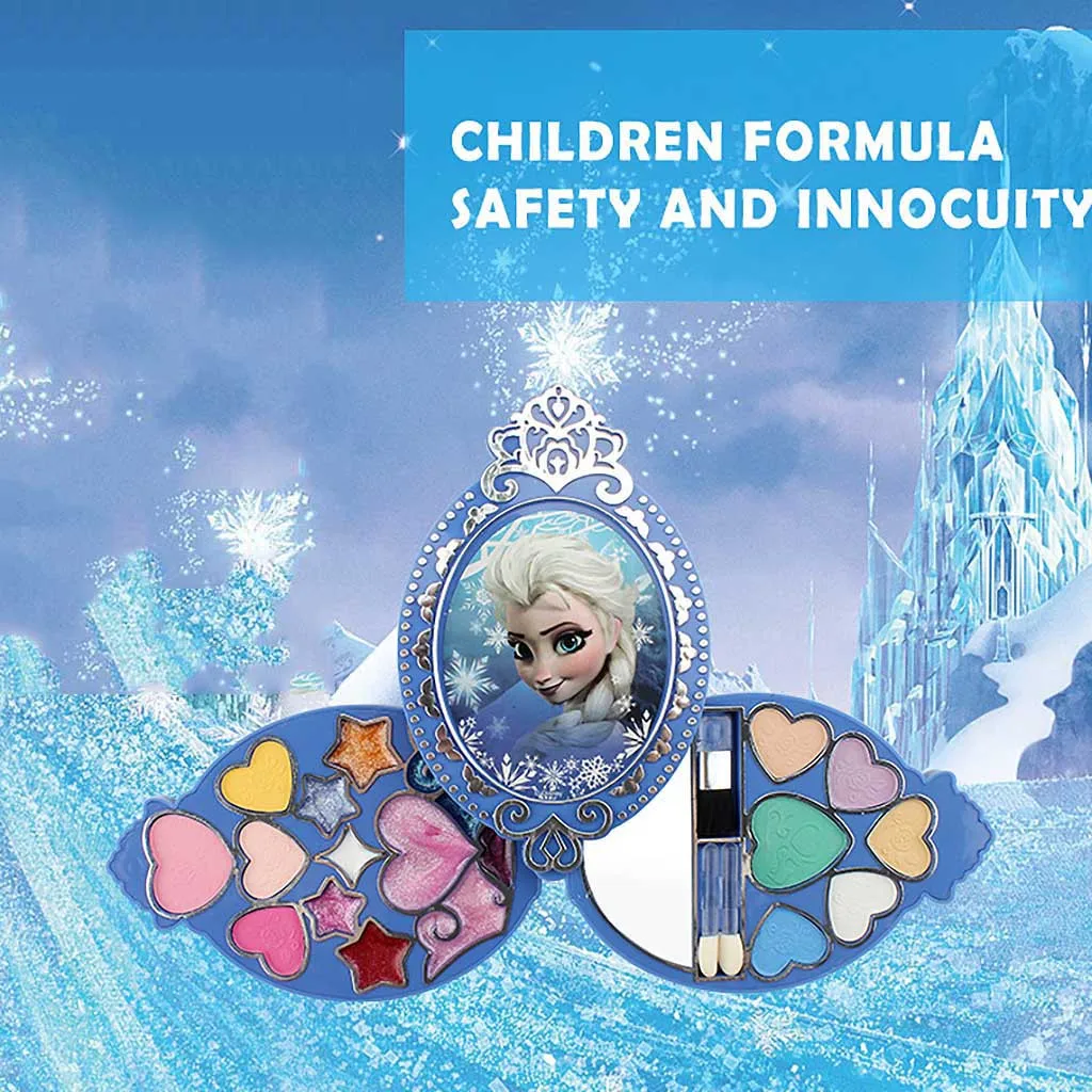 

Ice and Snow Makeup Box Make it Up Girl Pretend Play Makeup Set for Children Great for Little Girls & Kids (Not Real Makeup)