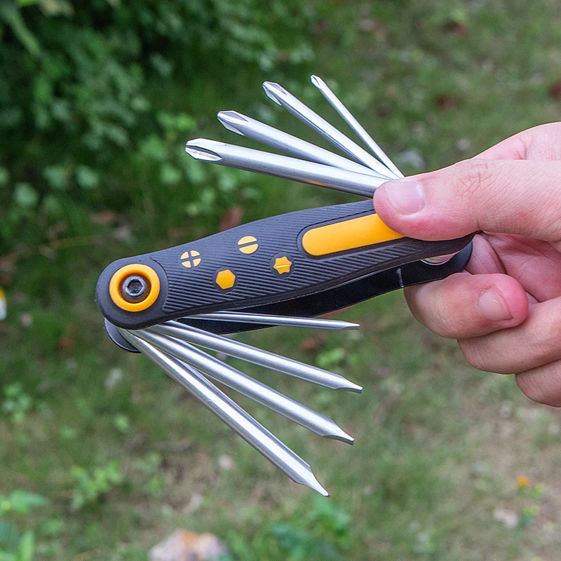 8 в 1 Многофункциональный складной мини-отвертки набор складной Torx Star Key Bit Отвертка гаечный ключ набор T9 T20 наборы инструментов