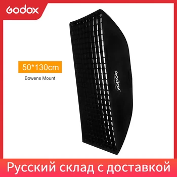 

Godox 50x130cm 20"x51" Beehive Honeycomb Grid Strip Softbox Bowens Mount for Studio Flash DE300 DE400 SK300 SK400 DP600 QT600