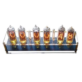 

In14 Glow Tube Digital Clock Luminous Tube Clock Luminous Clock Digital Clock Colorful Digital Display