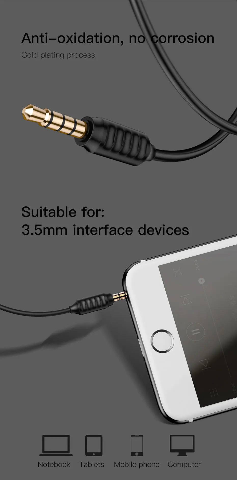 Beaseus проводные наушники с басами для телефона, наушники-вкладыши, стерео звук, гарнитура, наушники высокого качества для xiaomi, iPhone, samsung, наушник