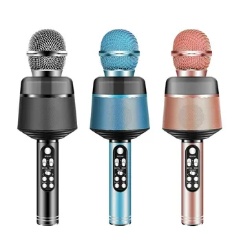 

Wireless Karaoke Microphone Hand Held Wireless Mic Karaoke Speaker Music KTV Player Singing Recorder for Mobile Phone Singing