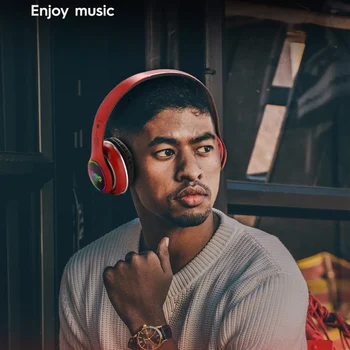 

Foldable Wireless Bluetooth 5.0 Headphones Headset Earphones Noise Cancelling