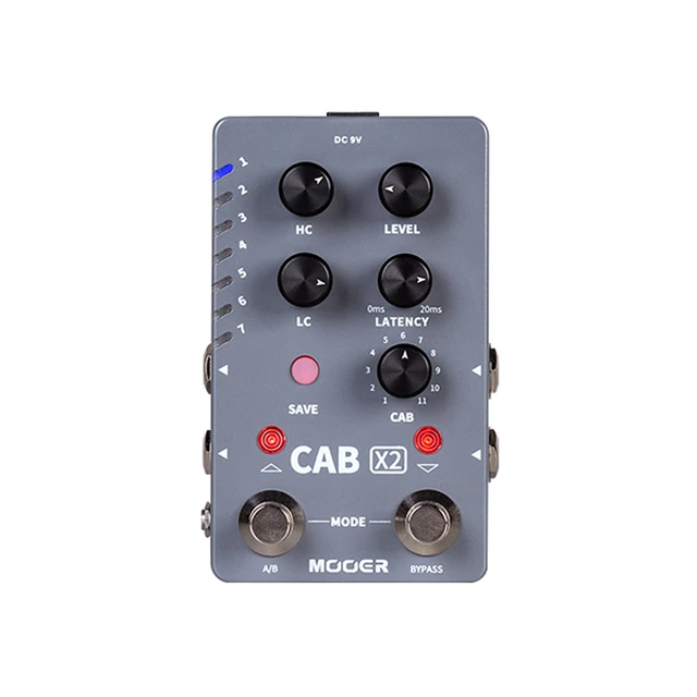 Mooer cab x2 IRステレオキャビネットシミュレーター