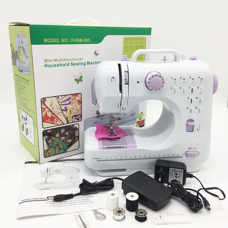 

Portable Handheld Original Sewing Machine FSHM 505 Upgraded 12 Functions EU Plug