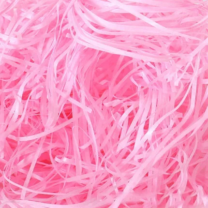 20/50g Paper Raffia Candy Boxes DIY Gift Filling Box Filler Material Colorful Shredded Crinkle Wedding Marriage Party Decoration W