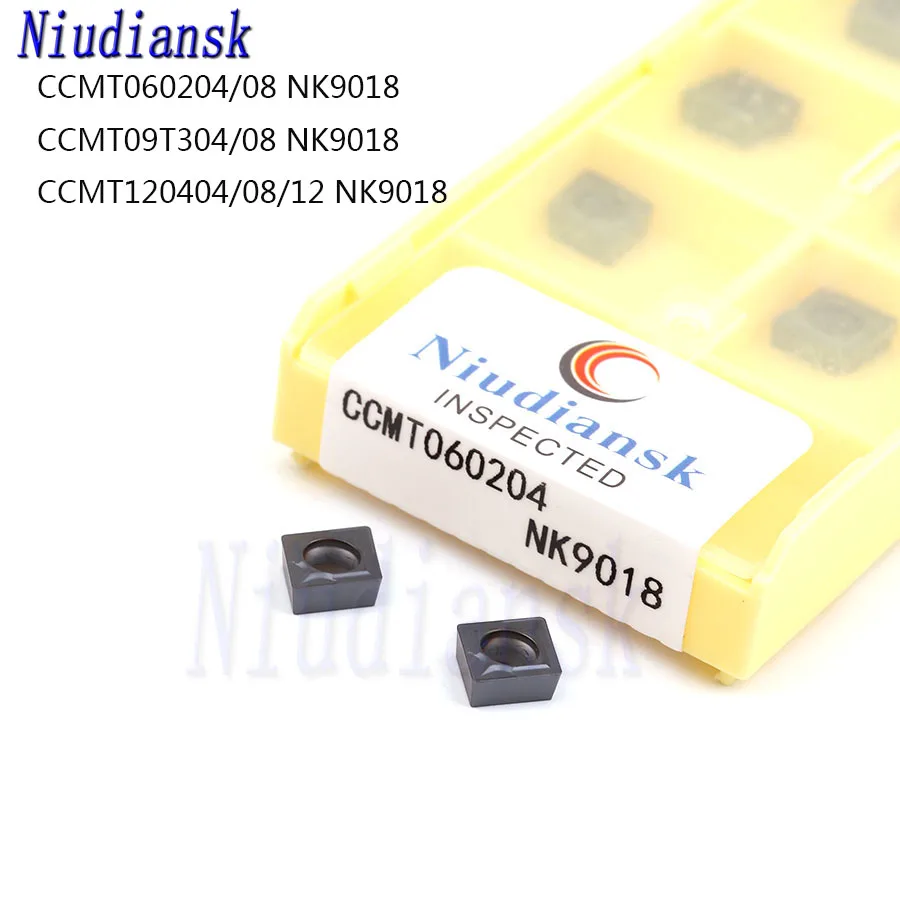 Твердосплавные пластины из нержавеющей стали CCMT060204 NK9018 CCMT09T308 NK9018 CCMT120408 NK9018 CCMT120404 NK9018