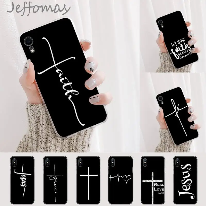 

Faith Christian Religious Jesus Phone Case For iphone 12 5 5s 5c se 6 6s 7 8 plus x xs xr 11 pro max