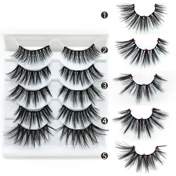 

5 Pairs Magnetic Eyelashes With Waterproof Magnetic Liquid Eyeliner Magnet Eyelash Eyeliner Makeup Handmade Lashes Extension Kit