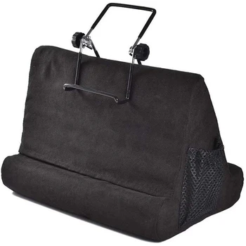 

Multi Angle Tablet Pillow Stand Soft Pillow Lap Desk Stand with Metal Brackets for Tablets E Readers Holder