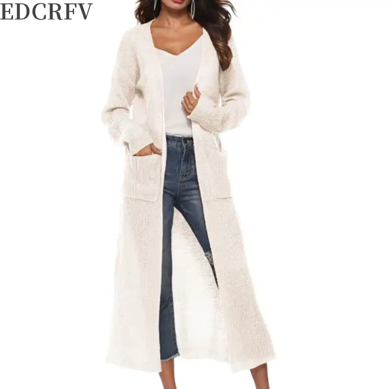 men cool casual solid color irregular long sleeve button front midi cardigan