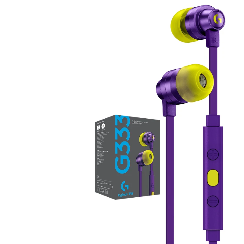 Logitech G333 In-ear Wired Gaming 