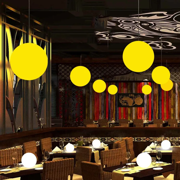 

Cross Border for LED Hanging Ball Lamp Living Room Colorful Circle Wiring Lamp Modern Minimalist Restaurant Decoration Hanger Ba