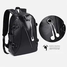 

MTONG Business Travel Anti-Theft Backpack 15.6 Inch Notebook With Charging Interface Schoolbag Retro Durable Waterproof Boy Gift