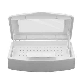 

Nail Sterilizer Disinfection Box Nail Sterilizer Tray Disinfection Pedicure Manicure Box Nail Manicure Tools