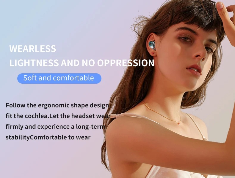 Upgraded G02 TWS V5.0 Bluetooth Stereo Earphone Wireless IPX7 Touch Earbuds Headset 3300mAh Battery LED Display Type-c Charge