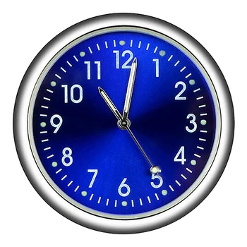 

Car Clock Car Clock Luminous Mini Automobiles Internal Stick-On Digital Watch Mechanics Quartz ClocksAutomotive Styling Accessor