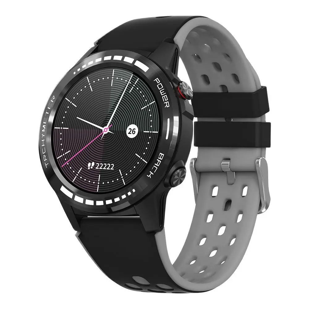 New GPS Compass Altitude Barometer Smart Watch Men With SIM Card Heart