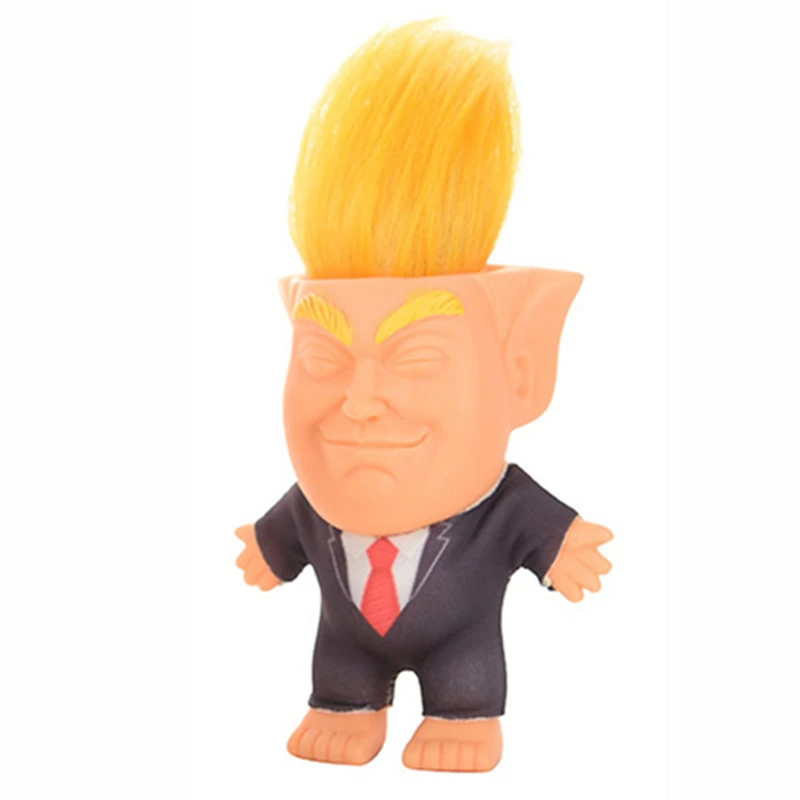 Новейшие длинные волосы Трамп кукла с одеждой фигурки Куклы Electioneering President Trump модель