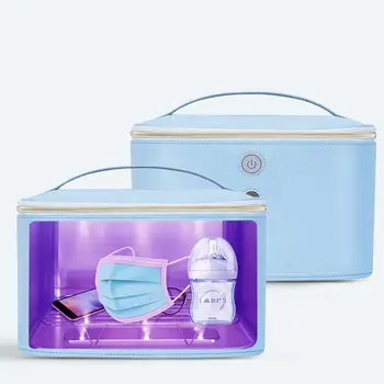

Disinfectant Tank LED Ultraviolet Light Sterilizer Box Storage Bag UV Sterilizer Disinfection Bag Underwear Baby Bottle Toy Mask
