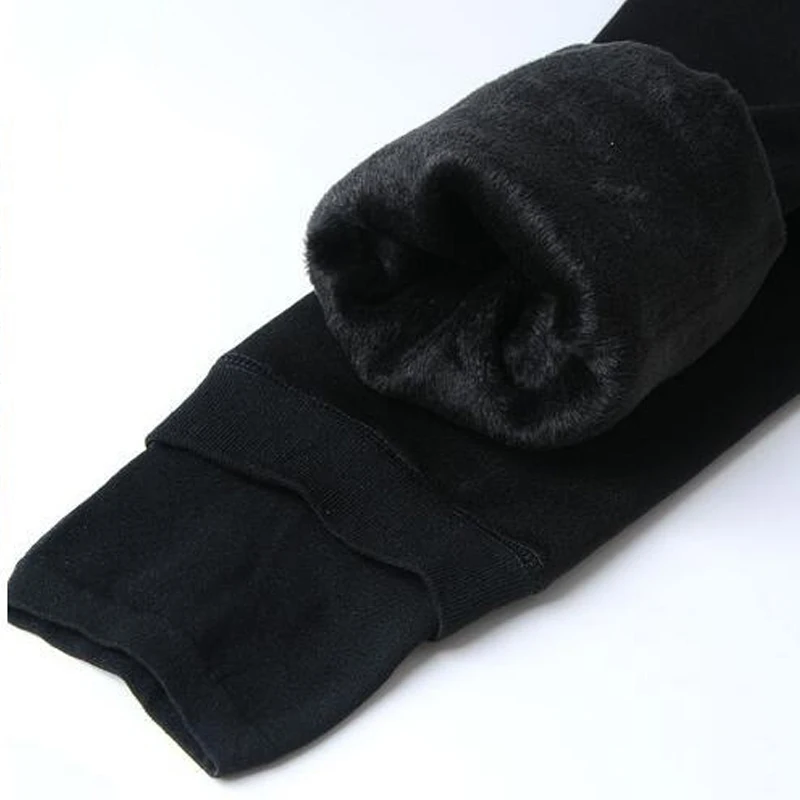 Black CHLEISURE, женские зимние теплые леггинсы, высокая талия, вельветовые Толстые Леггинсы, модные, одноцветные, большие размеры, Осенние леггинсы, S-XL, 8 цветов - Цвет: Black
